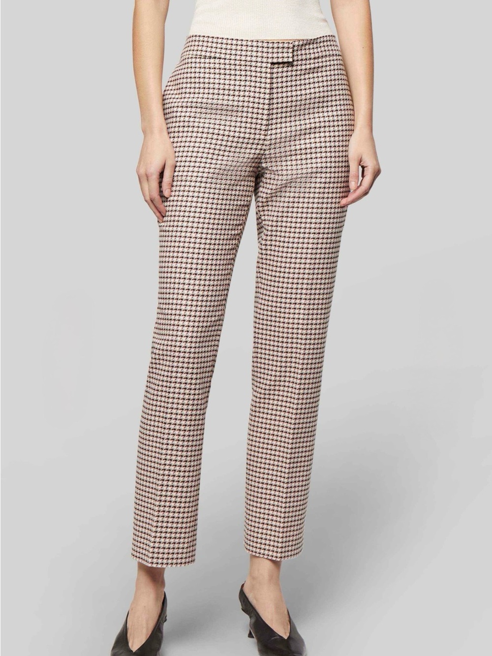 Altuzarra Henri Houndstooth Ankle Pants